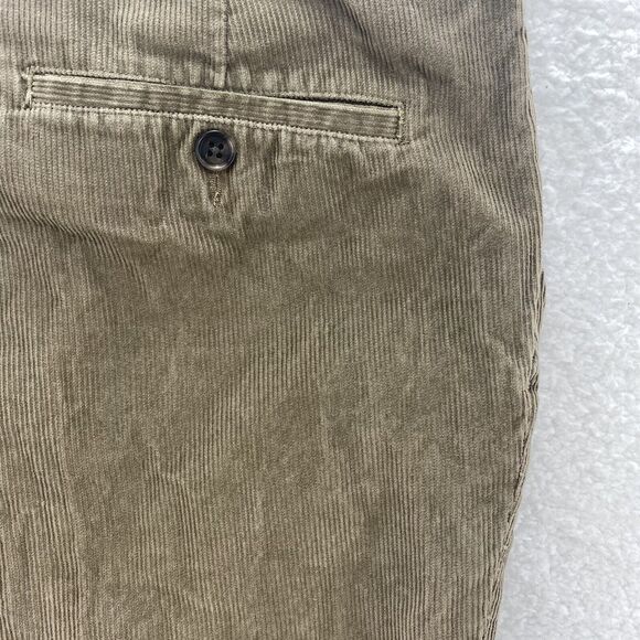 Lauren Ralph Lauren Corduroy Pants Men's 38x30 Beige Straight Classic Trousers - Picture 9 of 15